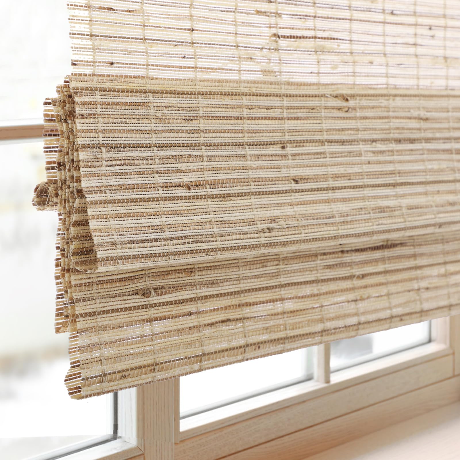 Facimi Cordless Bamboo Roman Shades