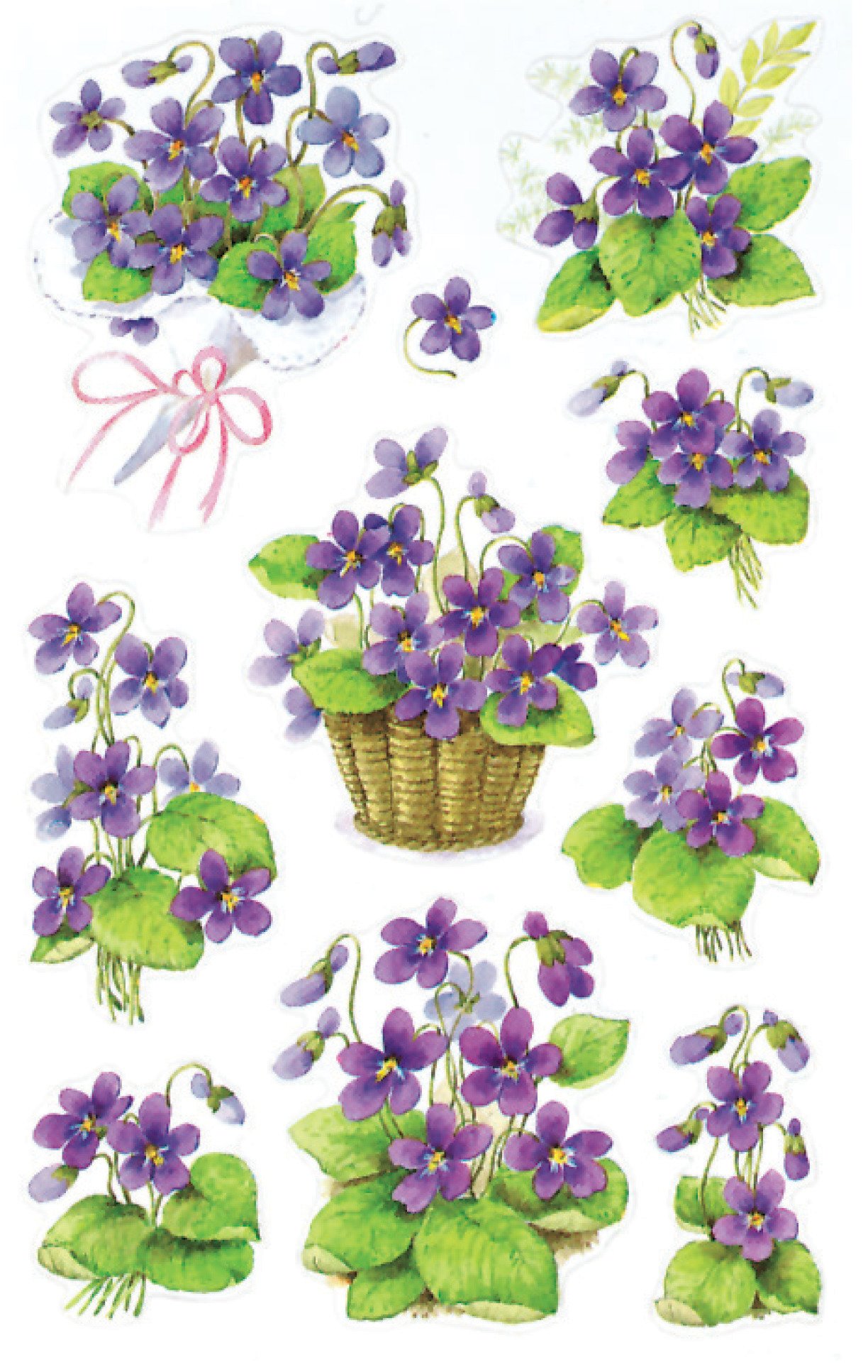 Avery Zweckform 4400 Decorative Stickers Paper Material Veilchen