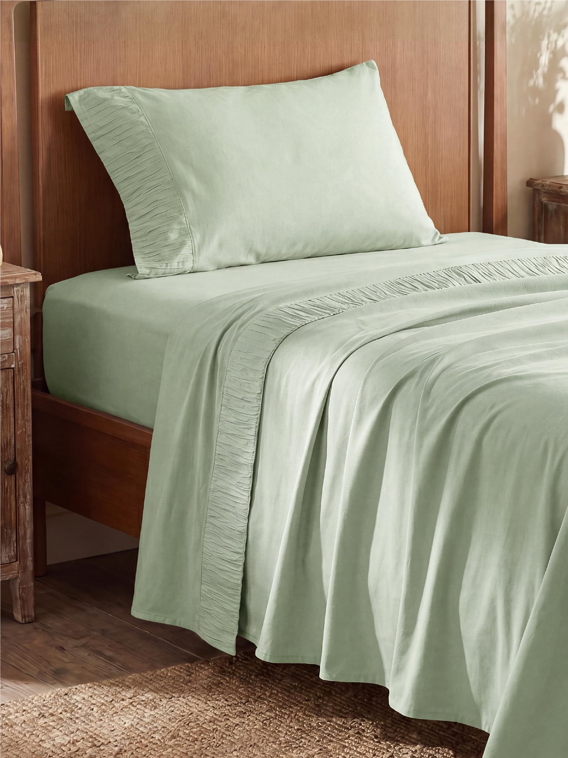 Bedsure Twin XL Sheets Dorm Bedding - 3 Pieces Soft Extra Long Twin Sheets