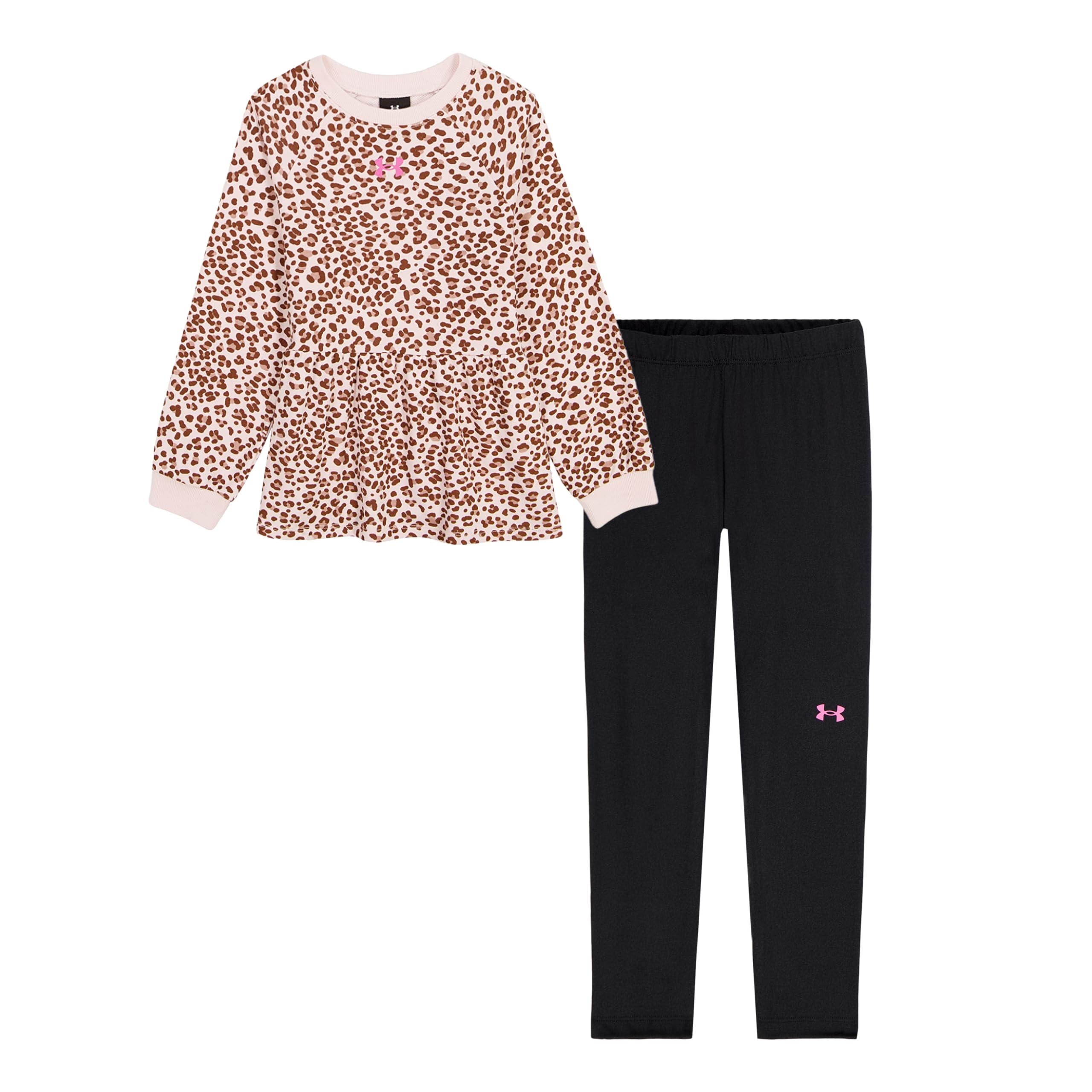 Under Armour Girl's 2-piece Sweatshirt and Leggings Outfit Set