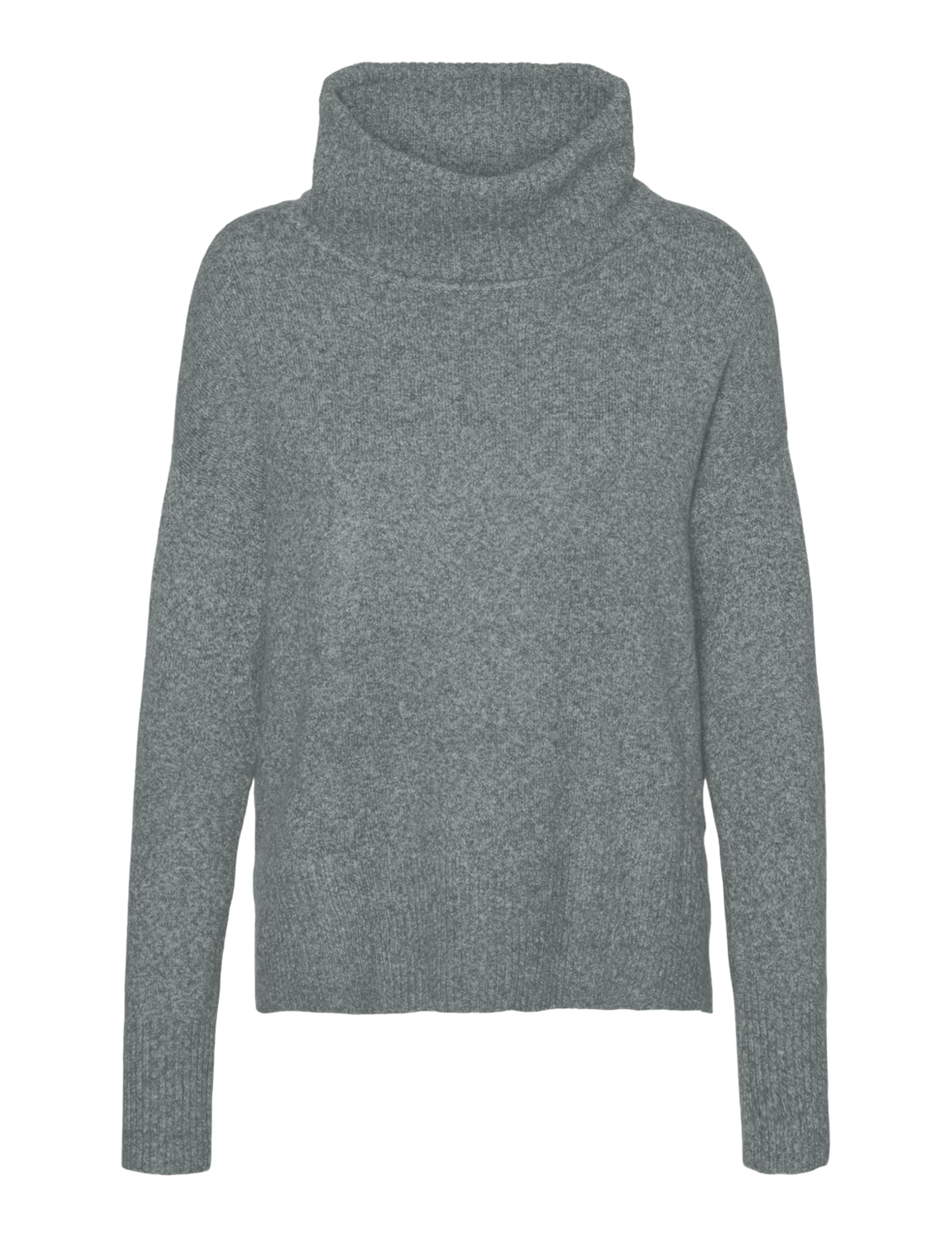 VERO Moda Women's Vmdoffy LS Cowlneck Blouse Ga Noos Blouse, Balsam Green/Detail: Melange, XS