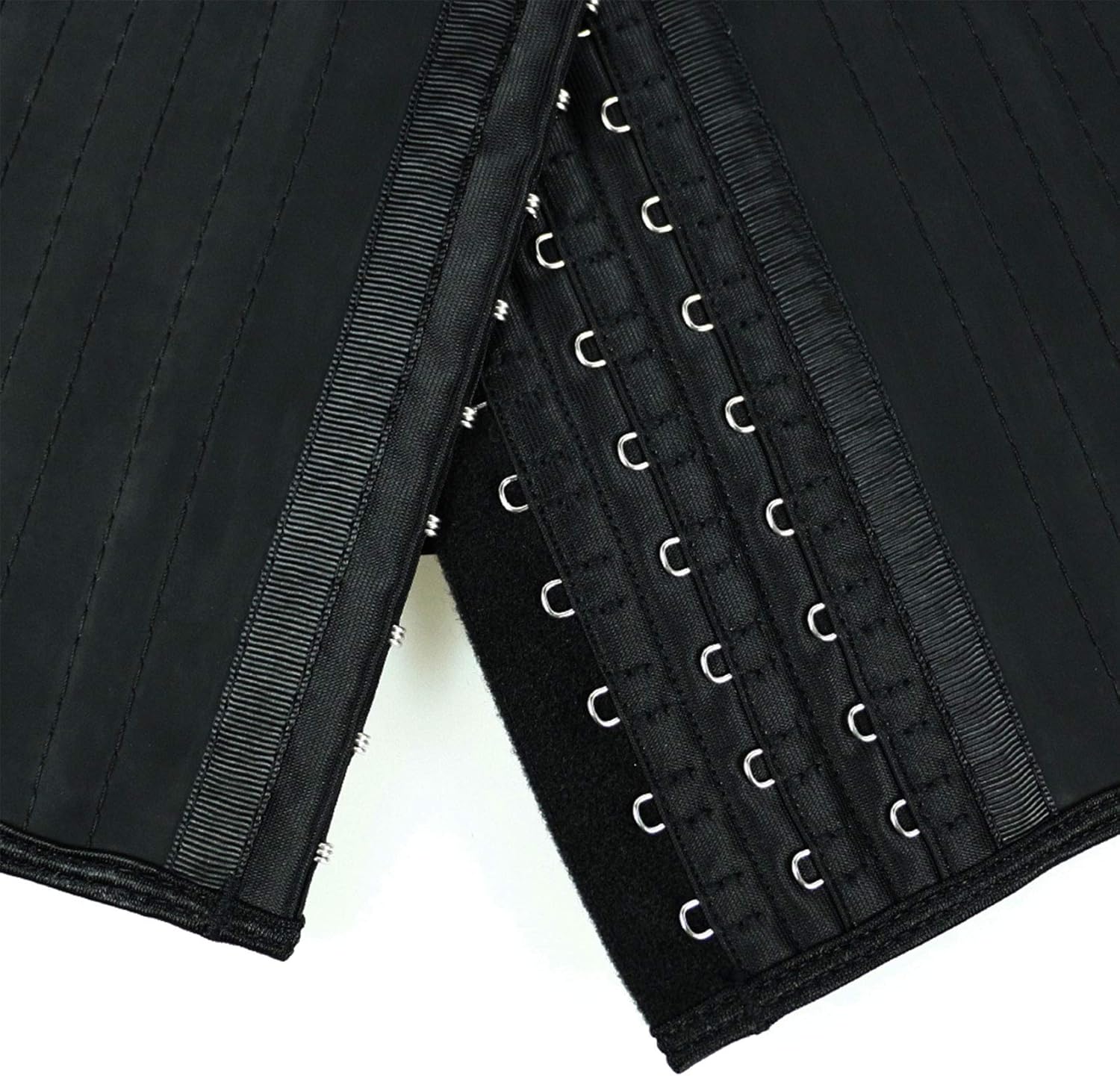 Atbuty Super Short Torso Waist Trainers Cincher Corset Tummy Shaper Slimming Latex Girdle - Image 9