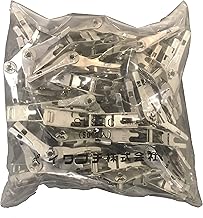 Iwabuchi SLS-1C Stainless Steel Band Fastening Hardware Pack of 50, Silver