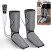 Leg Massager for Pain and Circulation, Foot and Leg Massager with Heat, 3 Intensities 3 Mode 2 Heat, Air Compression, Leg Compression Machine with Adjustable Leg Wraps for Muscles Relaxation