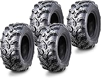 Vista 8 de WANDA Juego de 4 neumáticos Premium ATV/UTV 25x8-12 25x8x12 delanteros y traseros Super Lug Mud