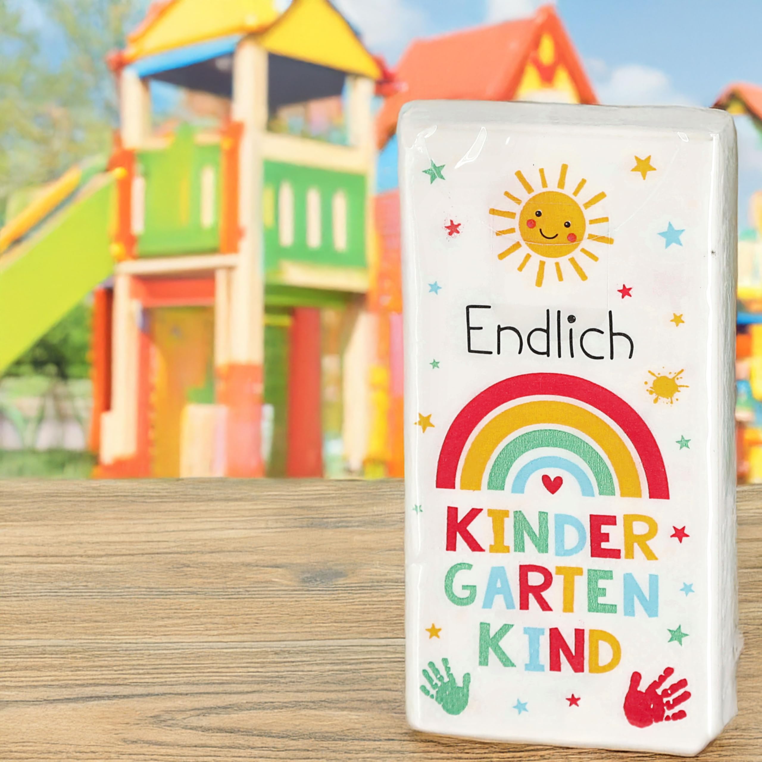 Taschentücher 'Kindergarten' 36x10er Pack Display | 5x11x2cm Papier 3lagig | Papiertaschentücher Tempo (Taschentücher Kindergarten)