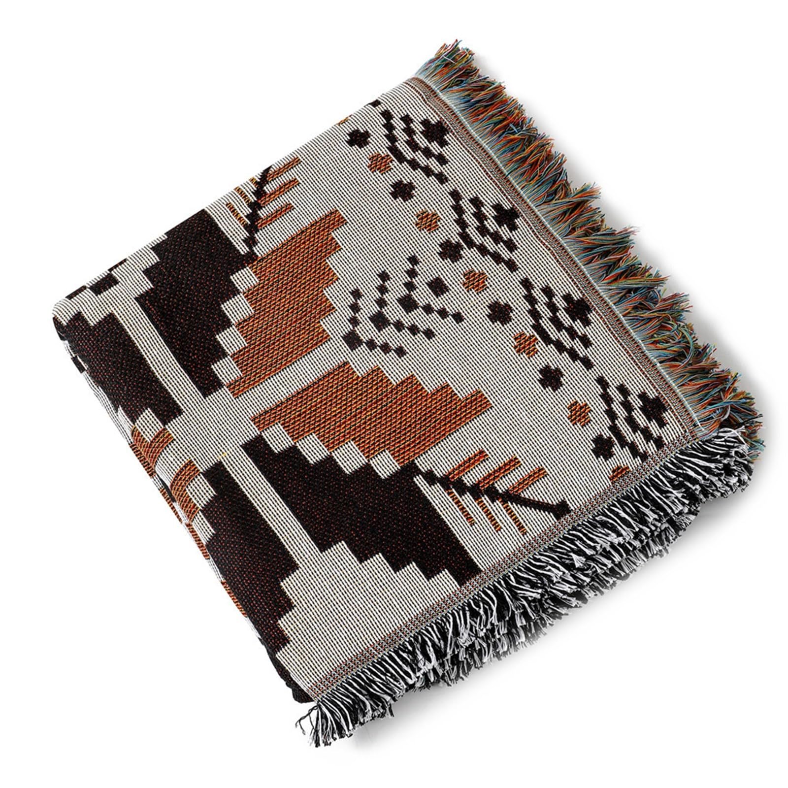 Kanapa Sofa Rzuć Koc, Czeskie Prezenty Dla Kobiet Dziewczyny Mama Urodziny Matki, Dekoracyjne Koce Z Frędzlami Dzianiny Narzuty Pokrywa(180x300CM)