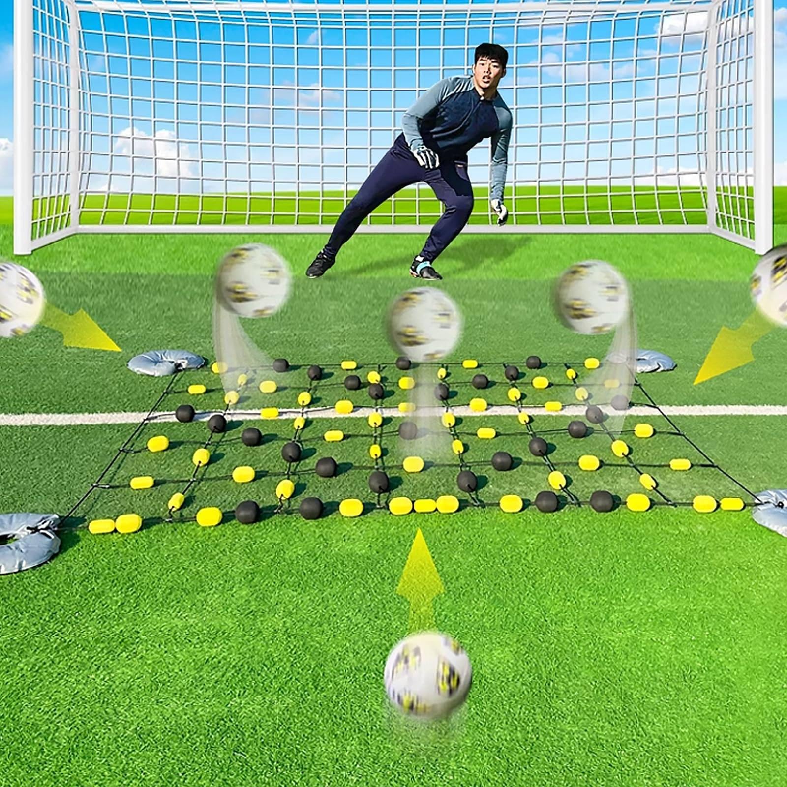 Déflecteur de ballon, équipement d'entraînement de gardien de but, entraînement de réflexe et d'agilité, équipement de déflexion du gardien de but Déflecteur de ballon, équipement d'entraînement de gardien de but, entraînement de réflexe et d'agilité, équipement de déflexion du gardien de but