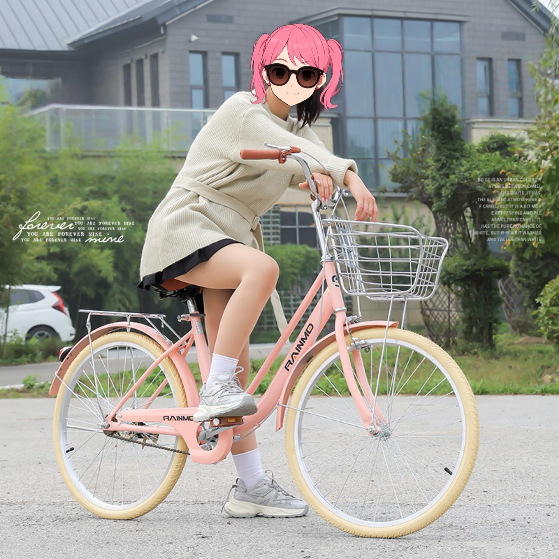 Amazon | シティサイクル ママチャリ 26インチ 自転車 シティ車 婦人車 