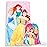 Jay Franco Disney Princess Trip Slumber Sack - Cozy & Warm Kids Lightweight Slumber Bag/Sleeping Bag - Featuring Ariel, Belle, and Cinderella