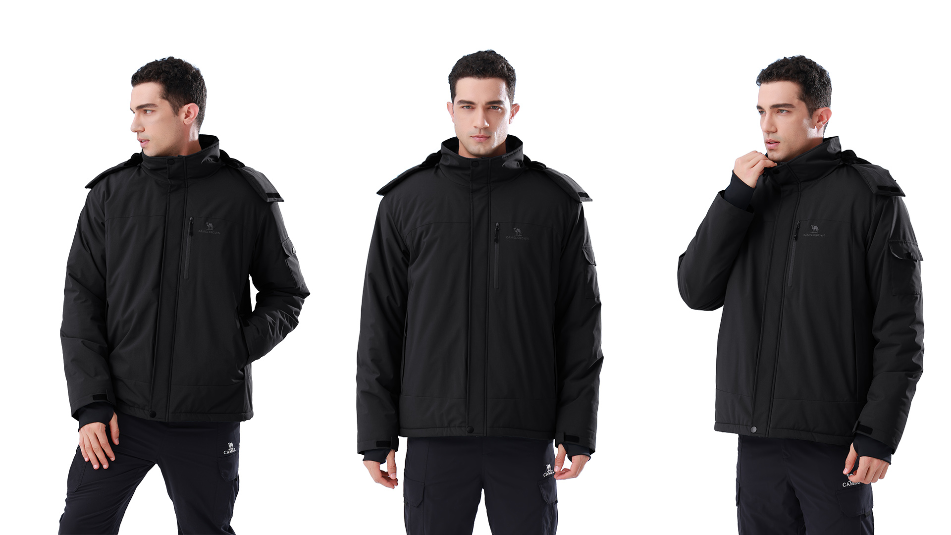 Amazon.com: CAMEL CROWN Mens Winter Coat Waterproof Ski Jacket