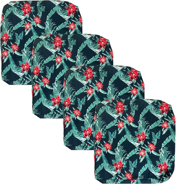 FLYMEI Patio Cushion Covers, Water Resistant Outdoor
