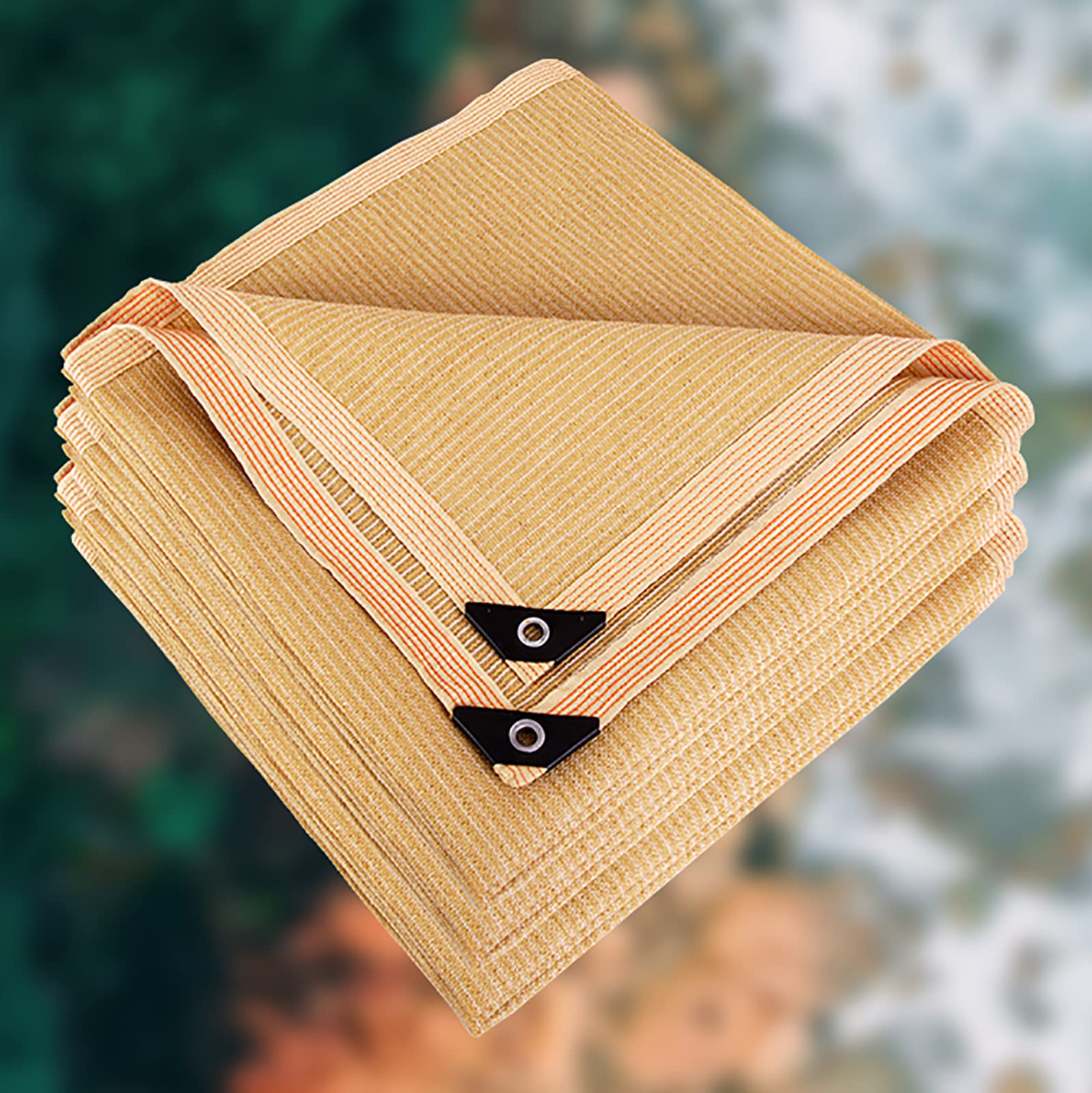 KLGFBDC Shade Cloth for Patio Shade Sail Sun Shade Net Anti hail Net for Greenhouse Garden Car 5x8m/16x26ft