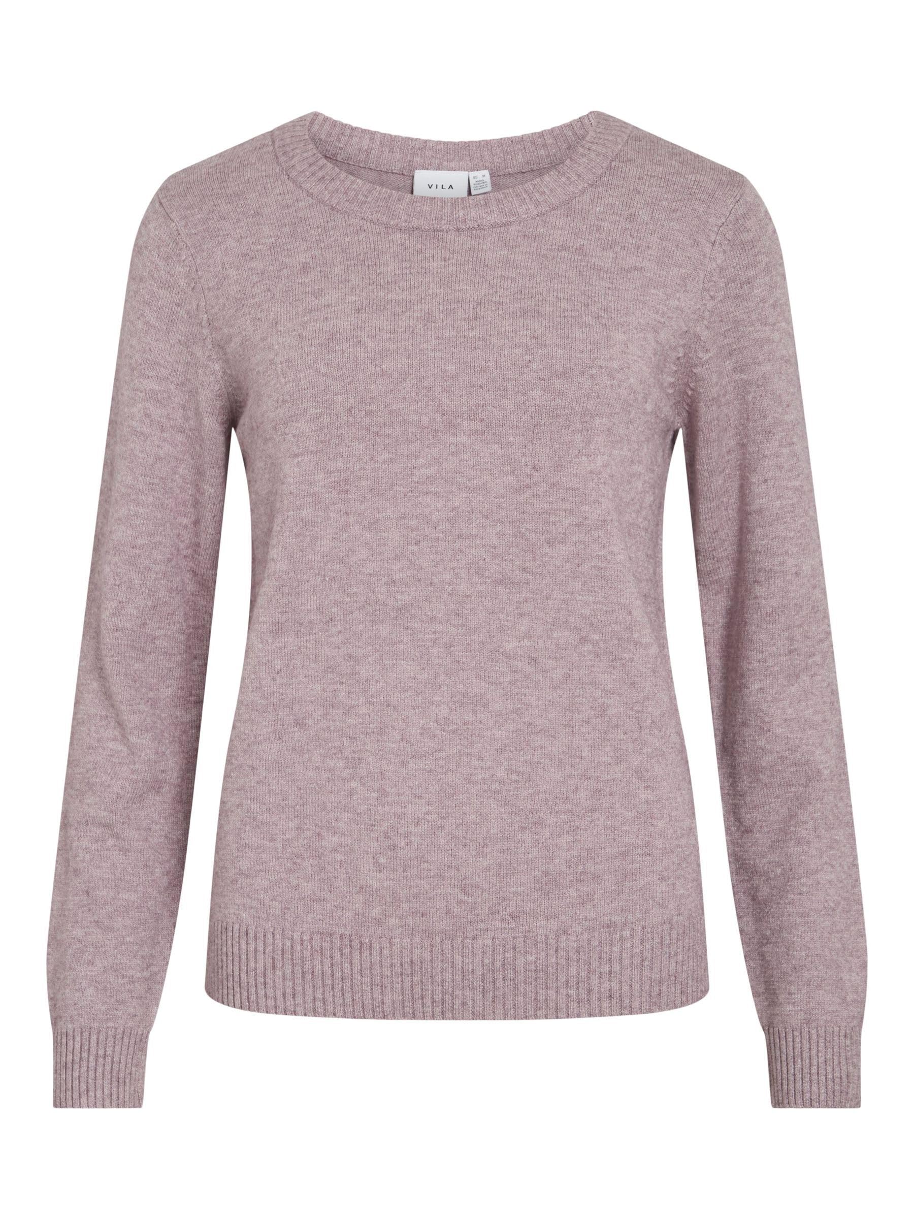 Vila Damen Viril O-Neck L/S Knit Top - Noos Viril O-Neck L/S Knit Top - Noos (1er Pack)