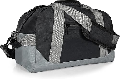Bolsa tipo marinero Dalix. Bolsa tipo saco marinero pequeño en dos tonos para gimnasio, 14 pulgadas