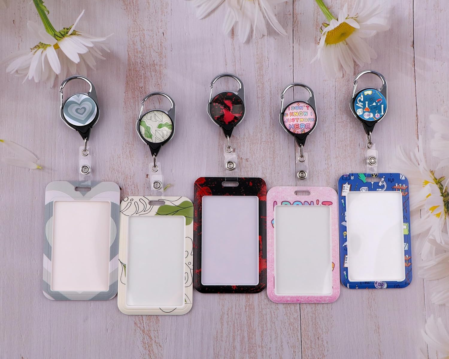 Black ID Badge Holder Lanyard for Men Cool & Cute Moon Sun Key Lanyard for Women Girls Students for ID Badges Goth Halloween Keychain Lanyard ID Holder - Image 6