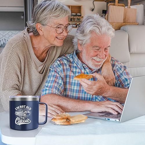 Miniatura 7 de Taza aislada con asa y tapa para papá con asa y tapa de hija hijo o esposa, regalos de cumpleaños, para papá, con texto en inglés "Best Dad Ever,