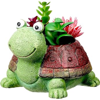 Garden Decoration Turtle Succulent Flower Pot Cute Animal Shaped