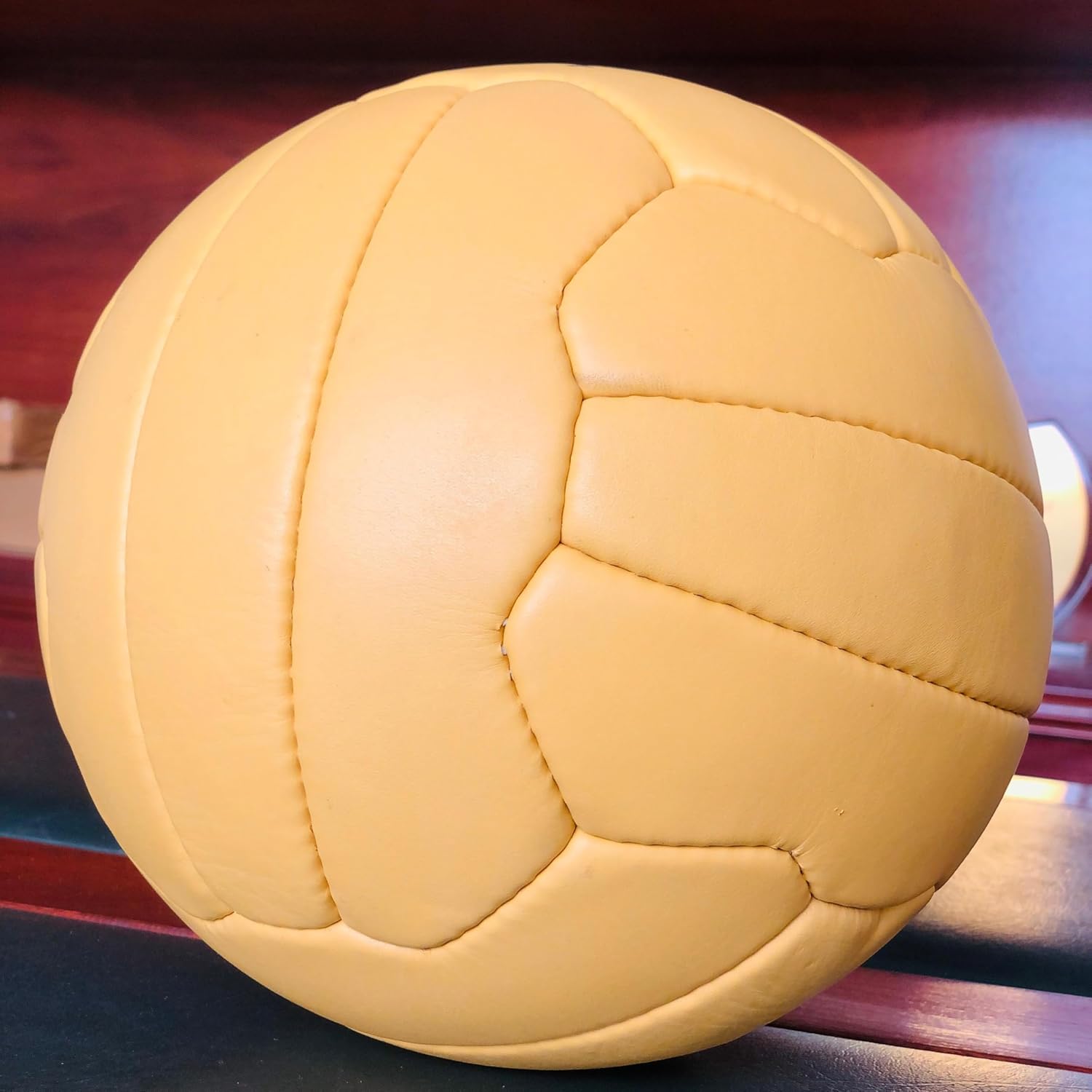World Cup 1954 Vintage Leather Soccer Ball, Final Match Famous Football Replica/Soccer Association Ball Official Size 5, Best Gift & Memorabilia for Collectors & Soccer Lovers – KL930