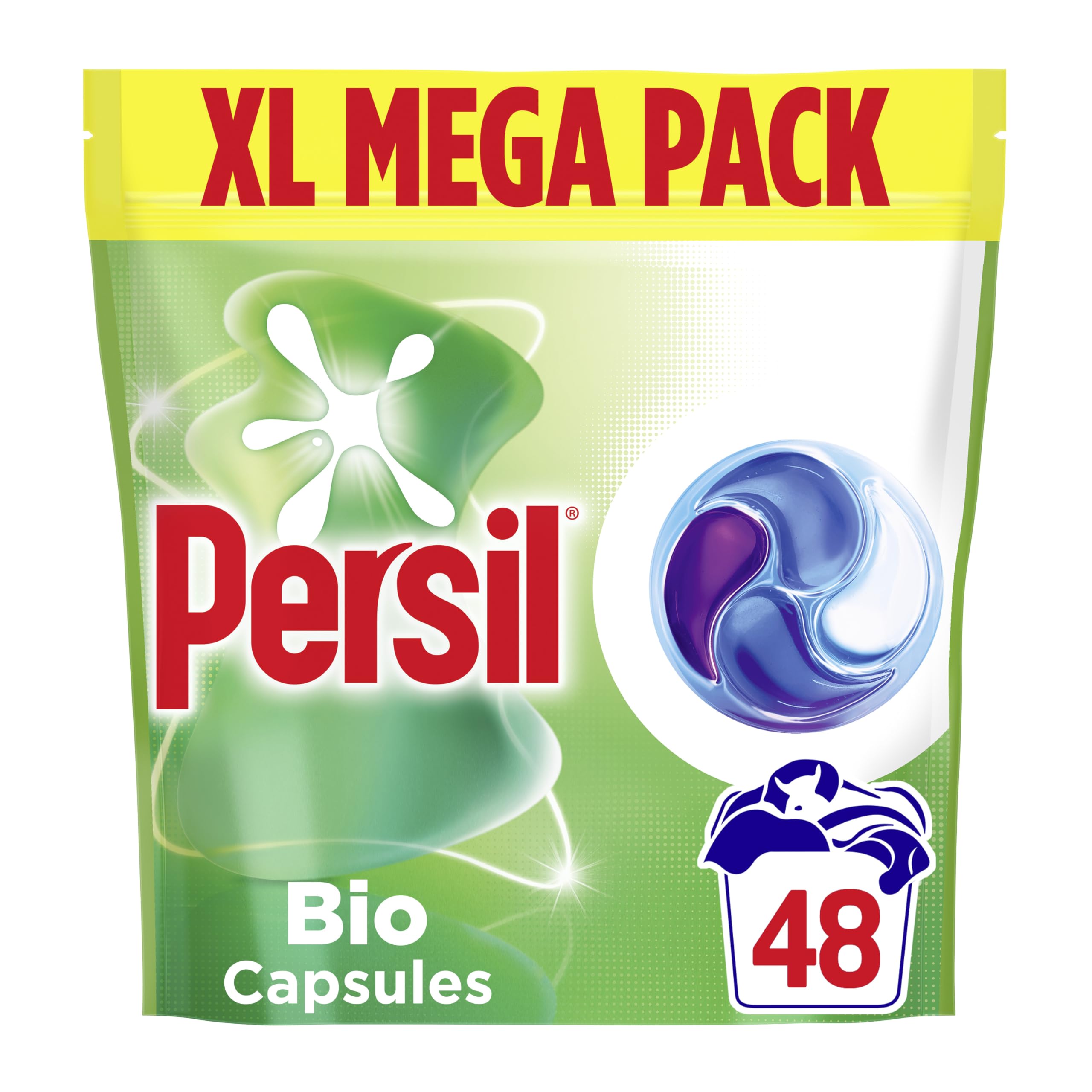 Persil Bio 4 In 1 Fast-Dissolving Laundry Capsules, 48 Washes