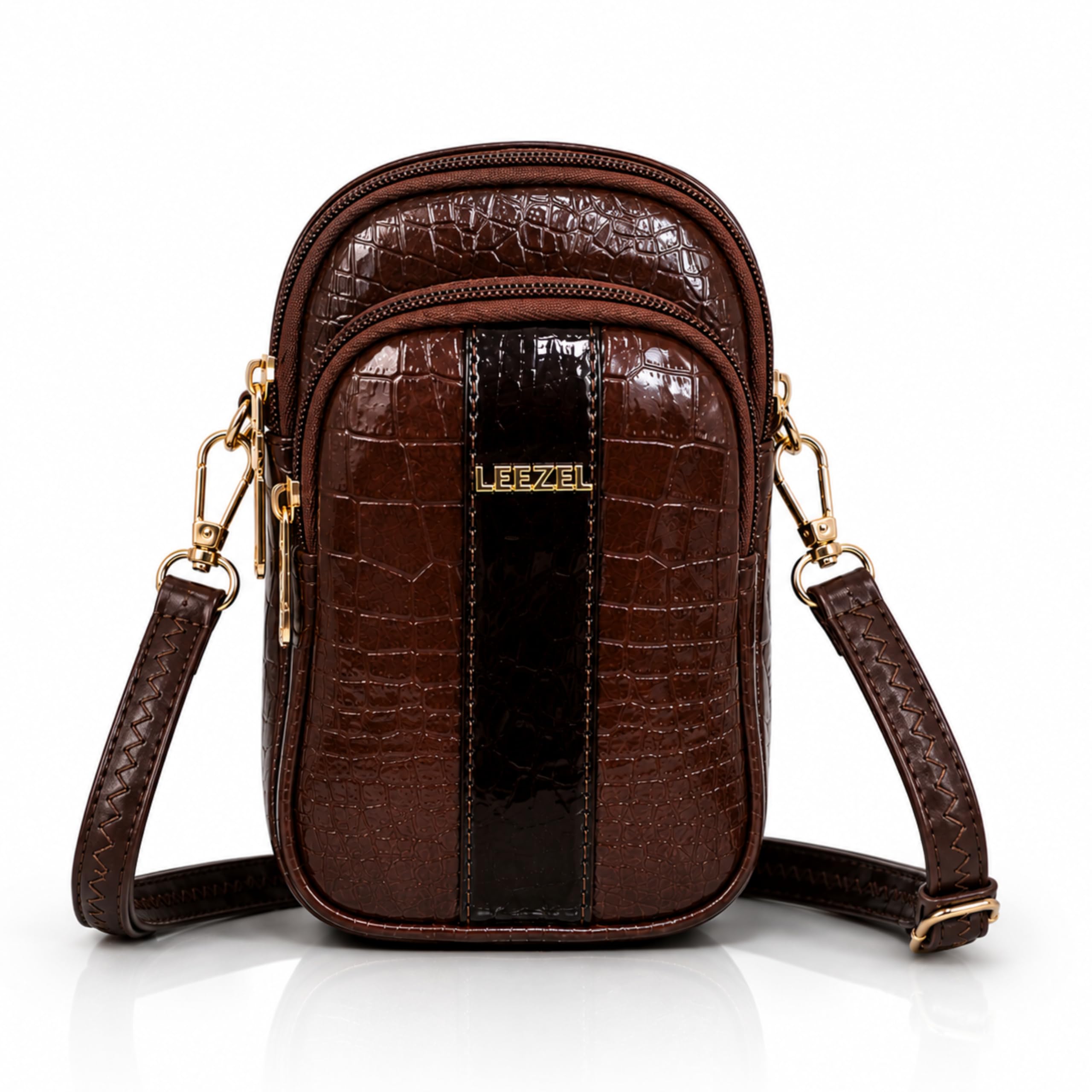 Small Crossbody Shoulder Sling Purse Messenger Bags for Women Mobile Cell Phone Holder Pocket Purse Wallet with Adjustable Strap-image-6