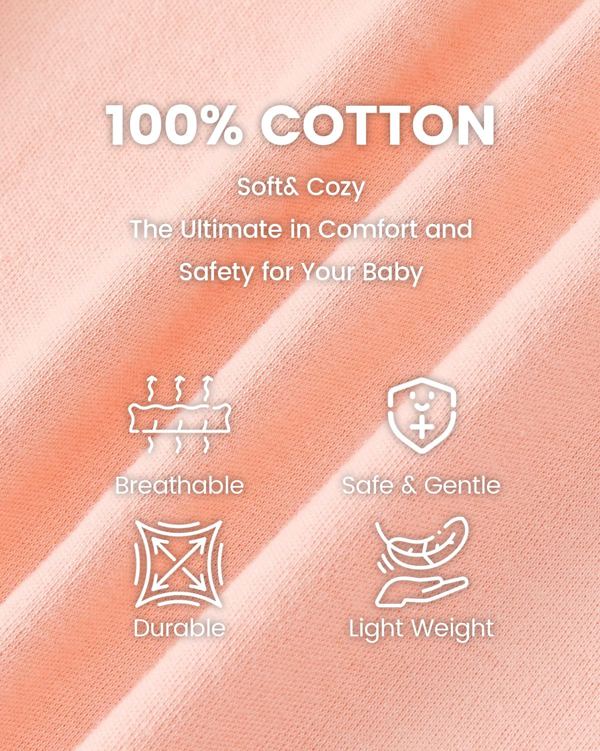 WYTbaby Confezione da 3 pagliaccetti per neonati, 100% cotone, pagliaccetto per neonati, 0-12 mesi