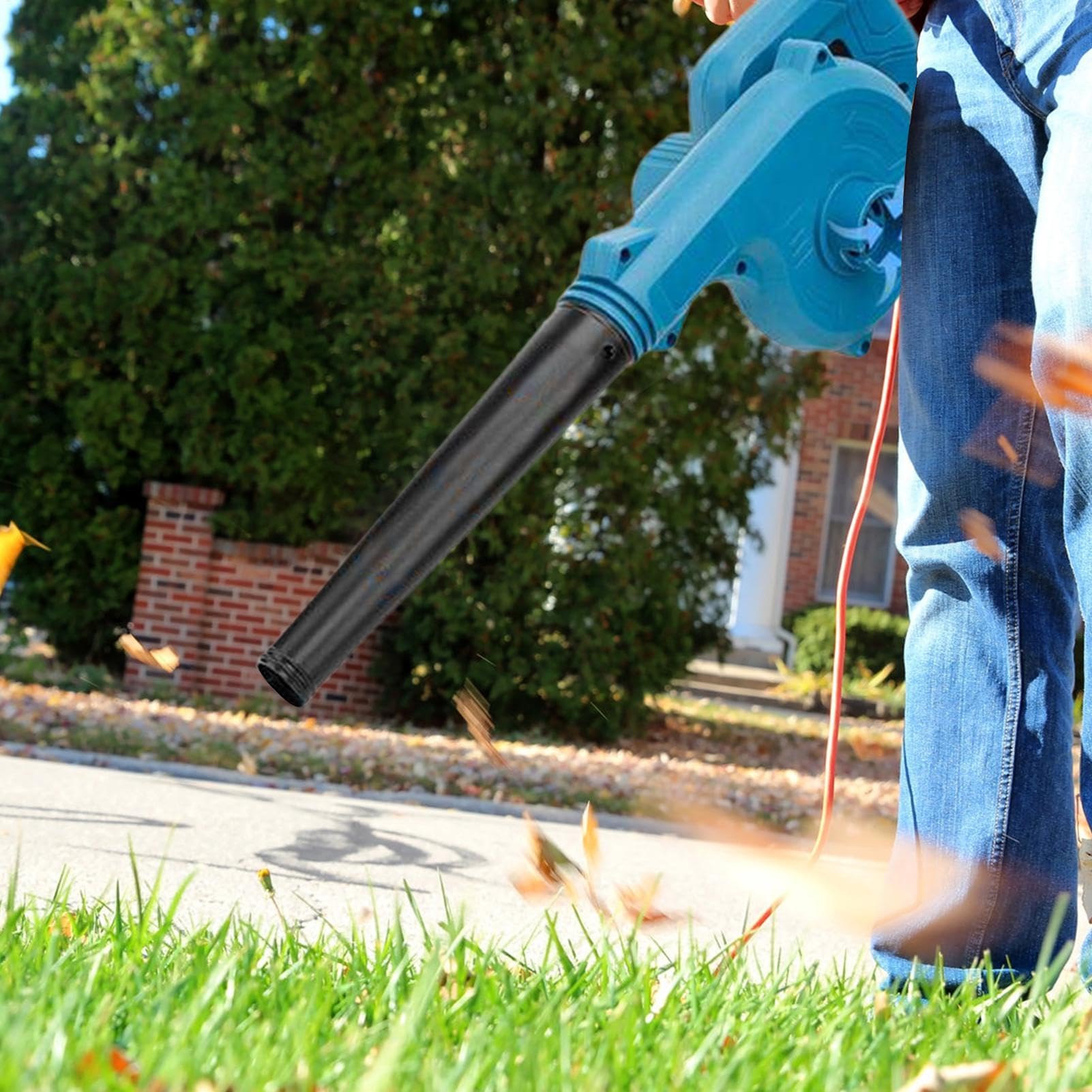 Soffiatore antipolvere senza fili - Soffiatore antipolvere elettrico per | auto, strumento di pulizia con potenti prestazioni di soffiaggio per terrazze, giardini domestici e garage