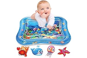 Infinno Inflatable Tummy Time Water Mat Enriches Your Baby's Sensory and Physical...