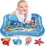 Infinno Inflatable Tummy Time Mat Premium Baby Water Play Mat for Infants and Toddlers Baby Toys for 3 to 24 Months, Strengthen Your Baby's Muscles, Portable