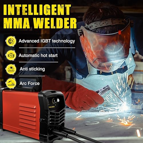 Miniatura 3 de 200Amp Welding Machine with 25 Rods, Portable 110V ARC Stick Welder for 1/16"-1/8" Rod, Synergic Control, IGBT Inverter with Hot Start & Anti-Stick