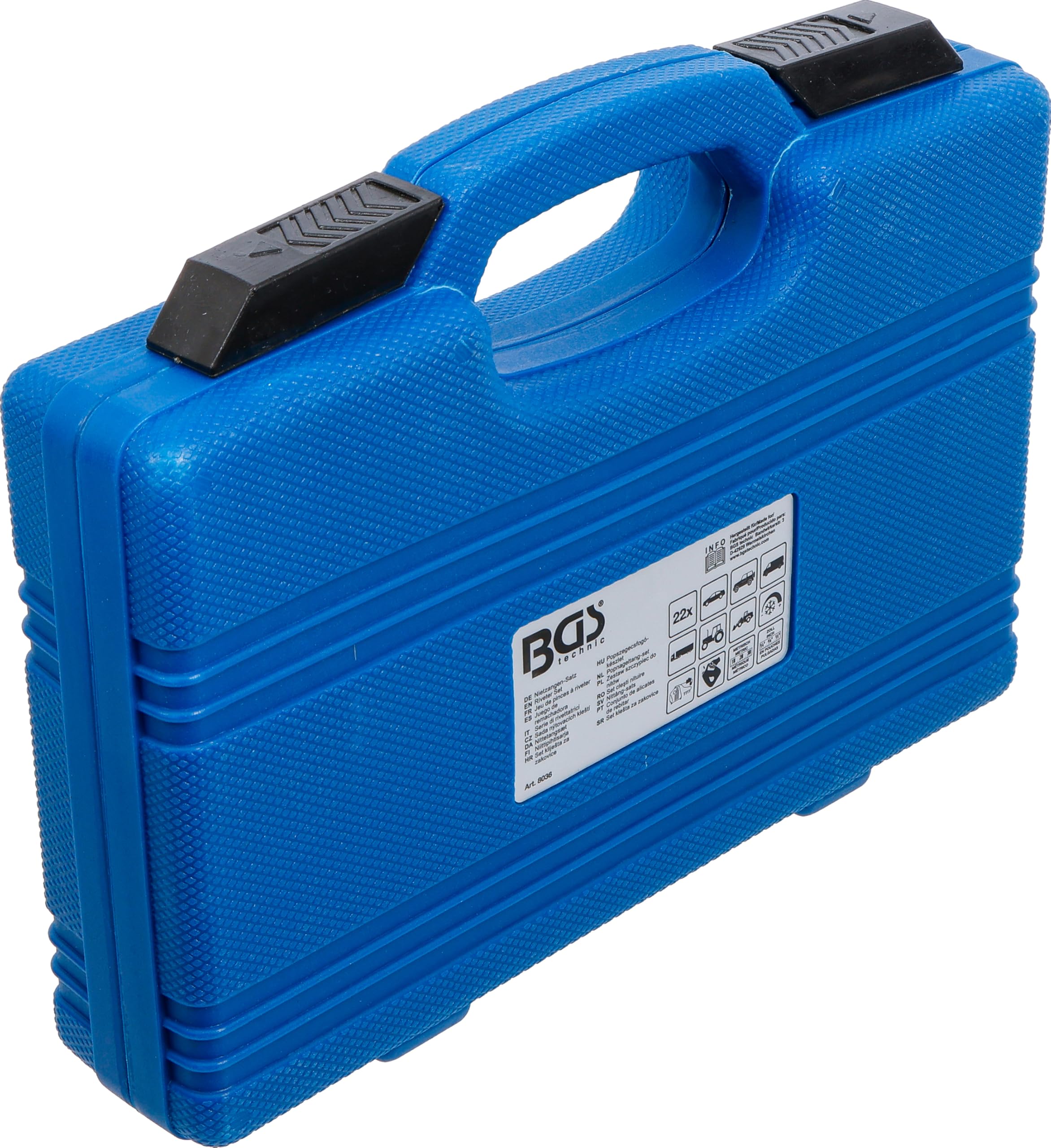 BGS 8036 | Juego de desmontaje de conectores de tubos | 22 piezas