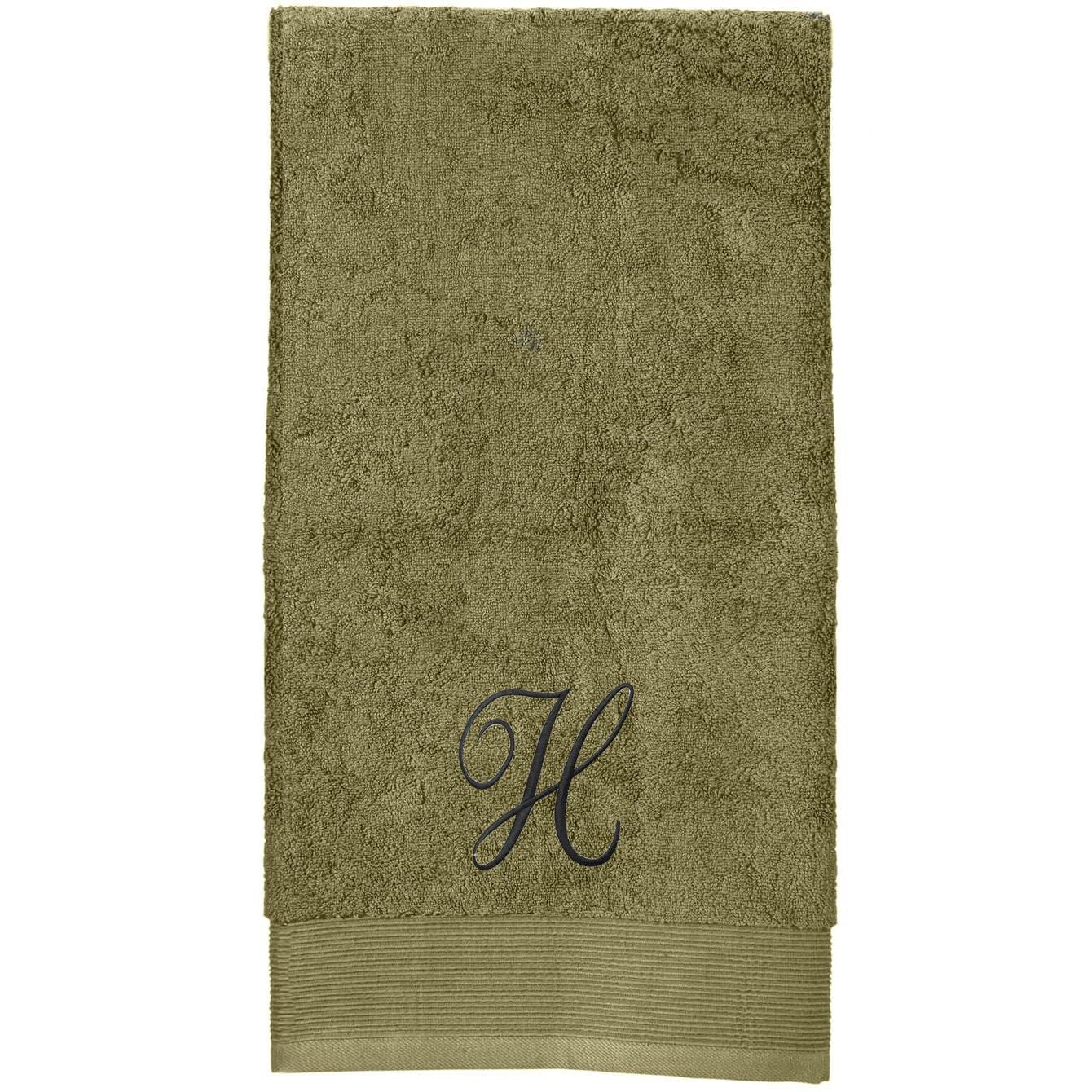 Homescapes Moss Green Personalised Jumbo Sheet 700 Gsm Combed 100