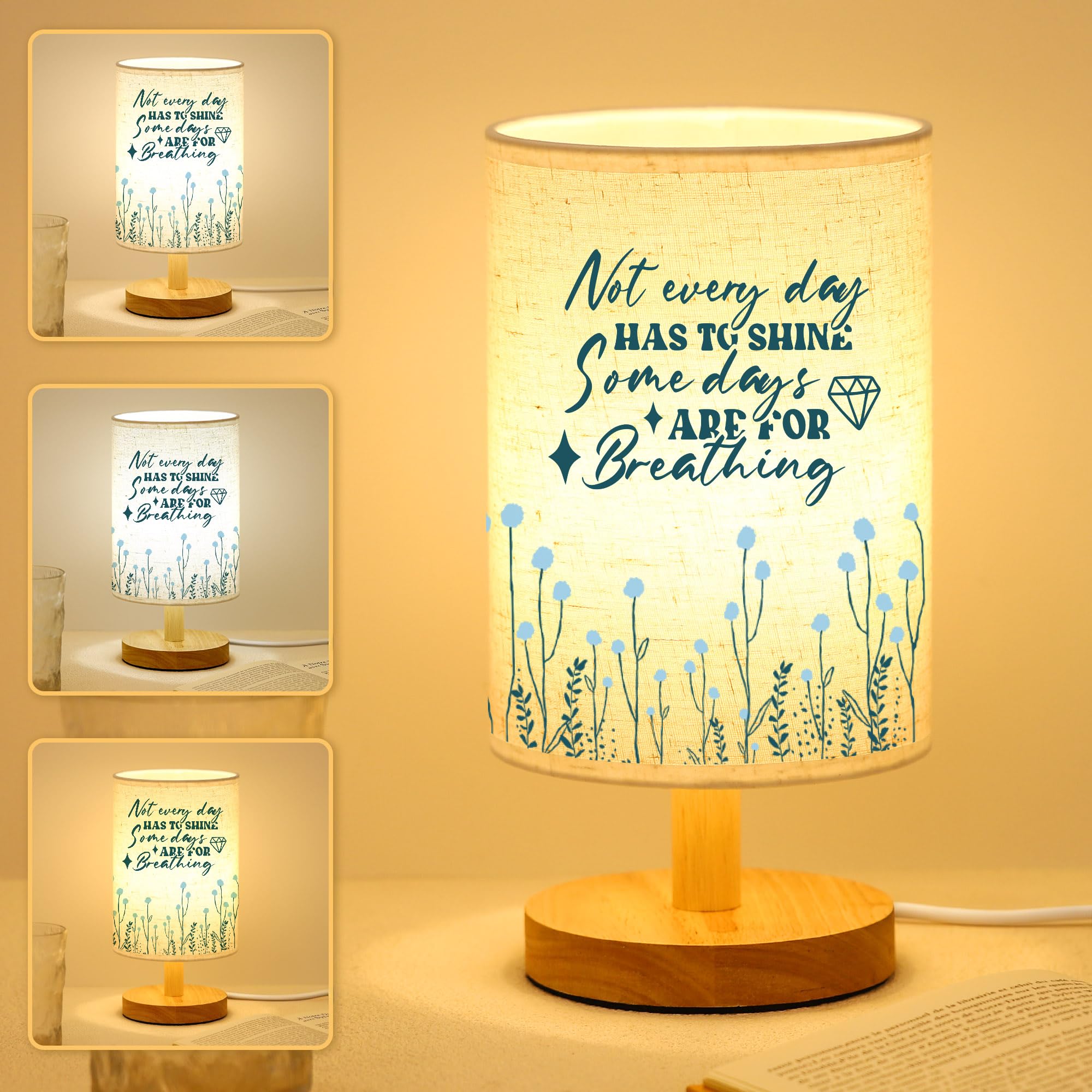 WSYEAR Inspirational Gift Ideas Table Lamp Gifts for Women, Desk Decor Dorm Room Birthday Christmas Decoration for Coworker Boss Her Him College Friend — image 1