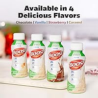 Vista 6 de BOOST Bebida nutricional completa lista para beber con alto contenido de proteínas y fibra, caramelo, botella de 8 onzas líquidas, paquete de 24