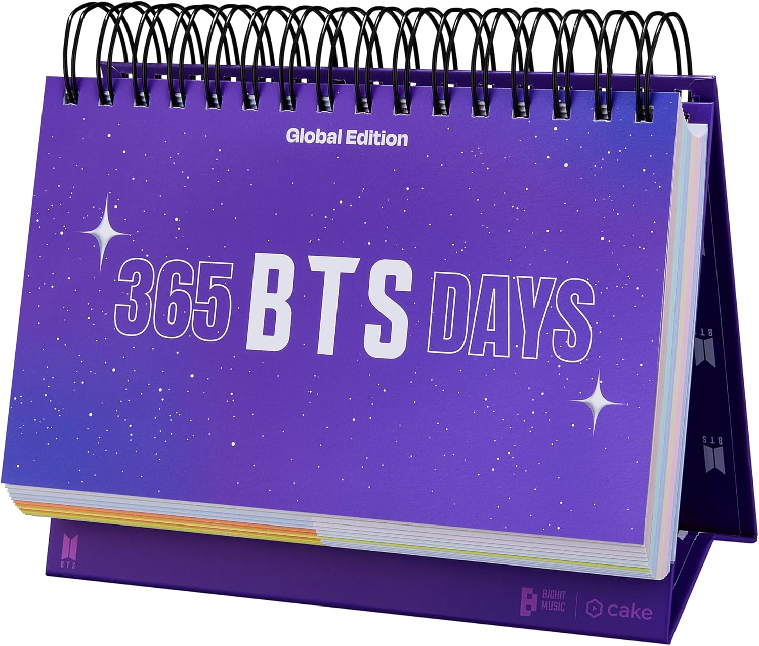 365 BTS DAYS New Cover Edition - Official BTS Merchandise, Daily Flip Calendar with Useful Korean Expressions Used by BTS, Perpetual Desk Calendar, BTS Year Poster Included, Kpop Merch