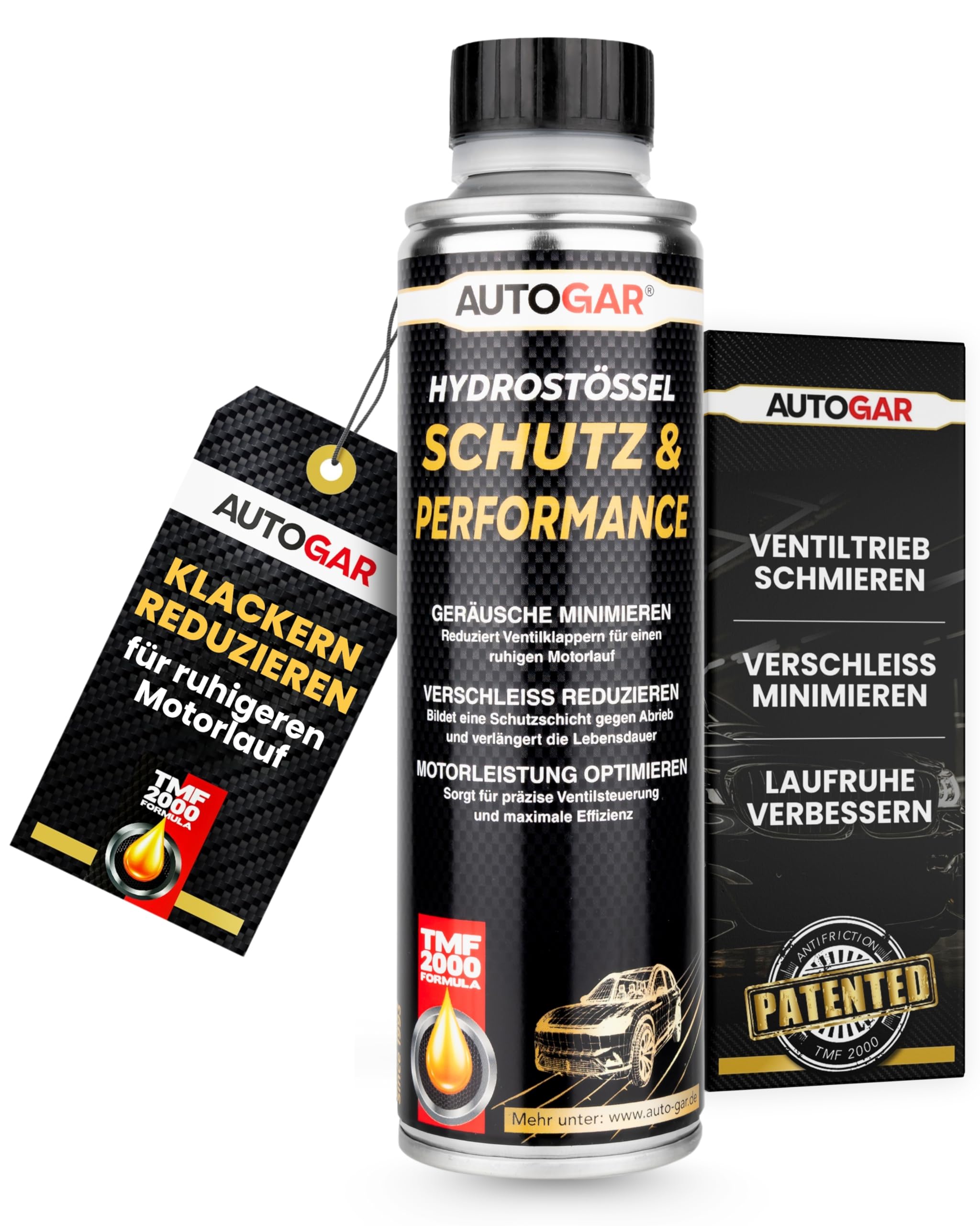 Hydrostößel Schutz & Performance 250 ml I Öl-Additiv gegen Hydrostößel-Klackern I Ventiltrieb schmieren, Motorlauf beruhigen & Ventilstößel-Klappern reduzieren I für Benzin- & Dieselmotoren