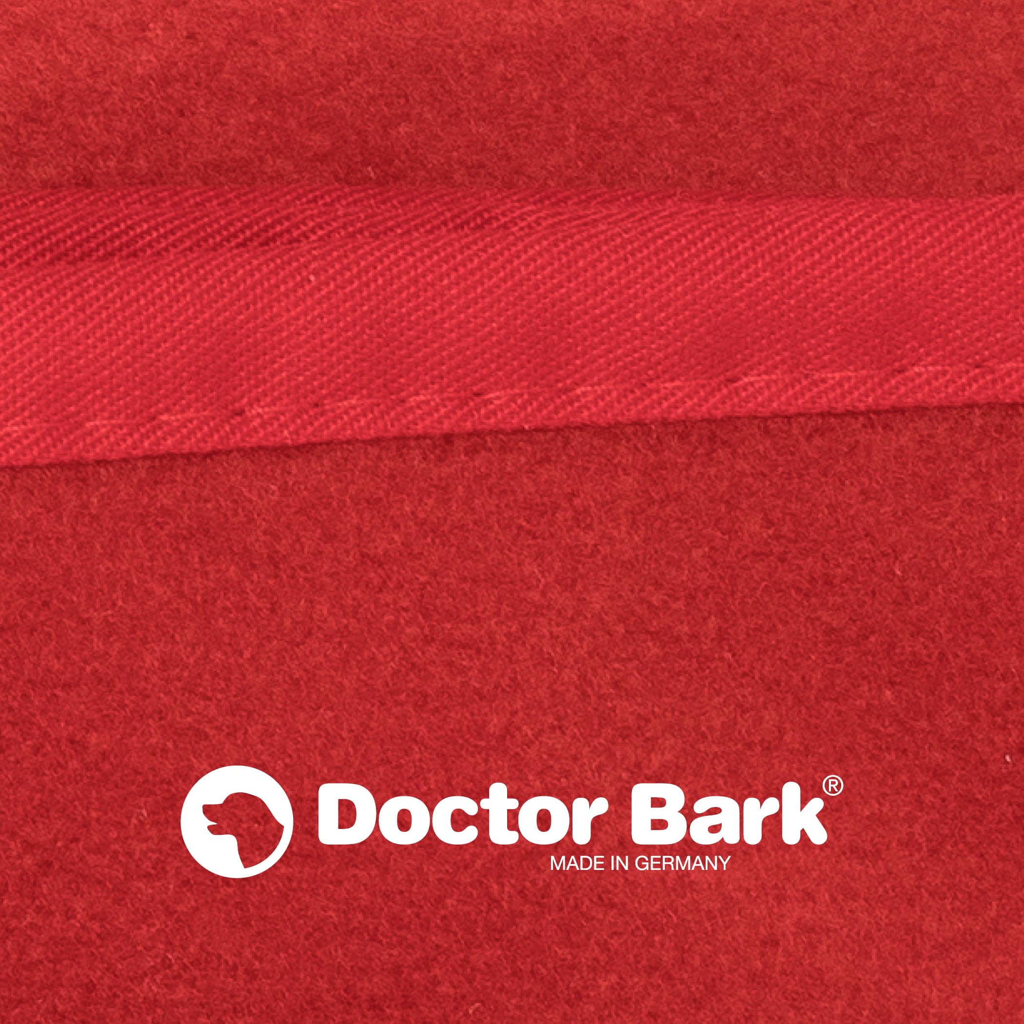 Doctor Bark Couverture Polaire Rouge pour Chien Taille XL 140 x 100 cm
