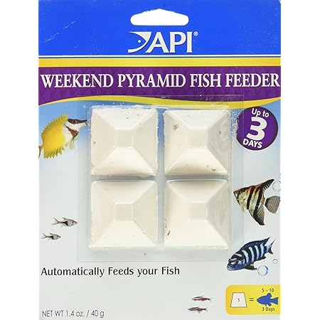 vacation pyramid fish feeder