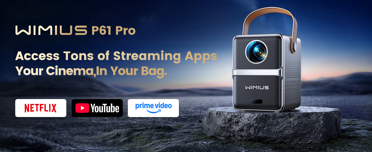 Amazon.com: Smart Mini Projector with WiFi and Bluetooth