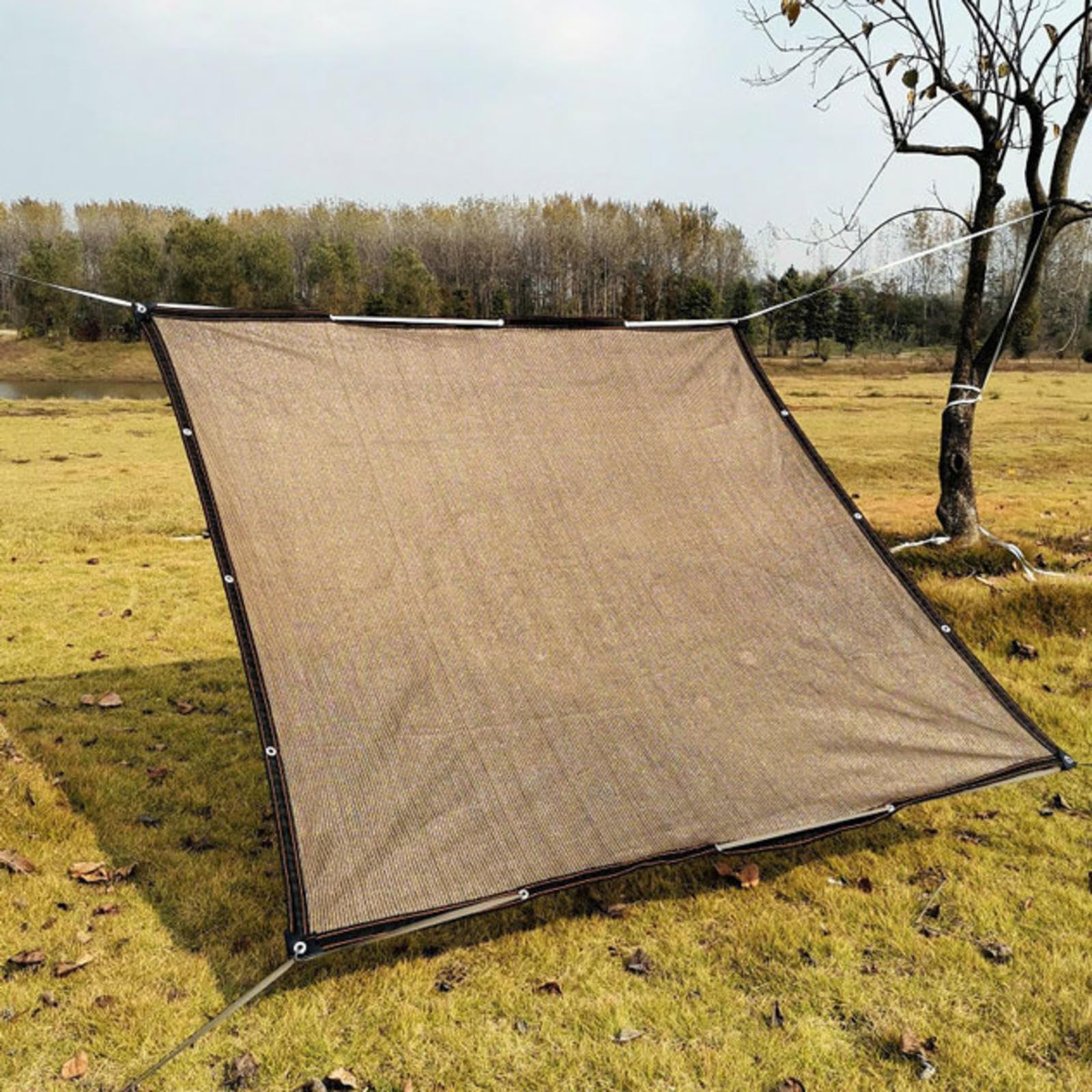 Telo Ombreggiante, Vela Parasole Rete Parasole Rete Parasole Rete Antigrandine per Serra Giardino Auto,4x5m