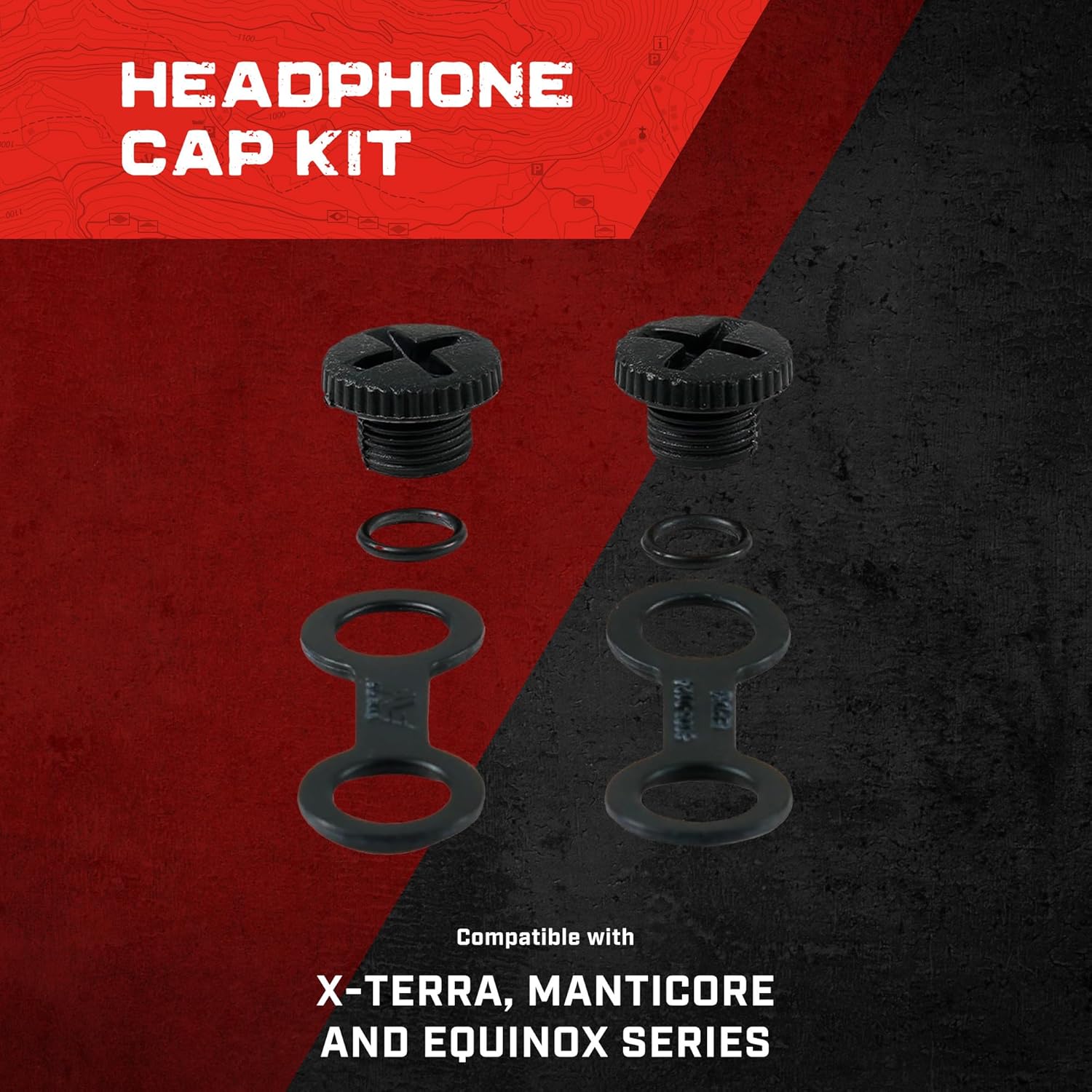 MINELAB Headphone Jack Cap Kit, Accessory Replacement Part for Equinox, X-Terra PRO & MANTICORE Metal Detectors