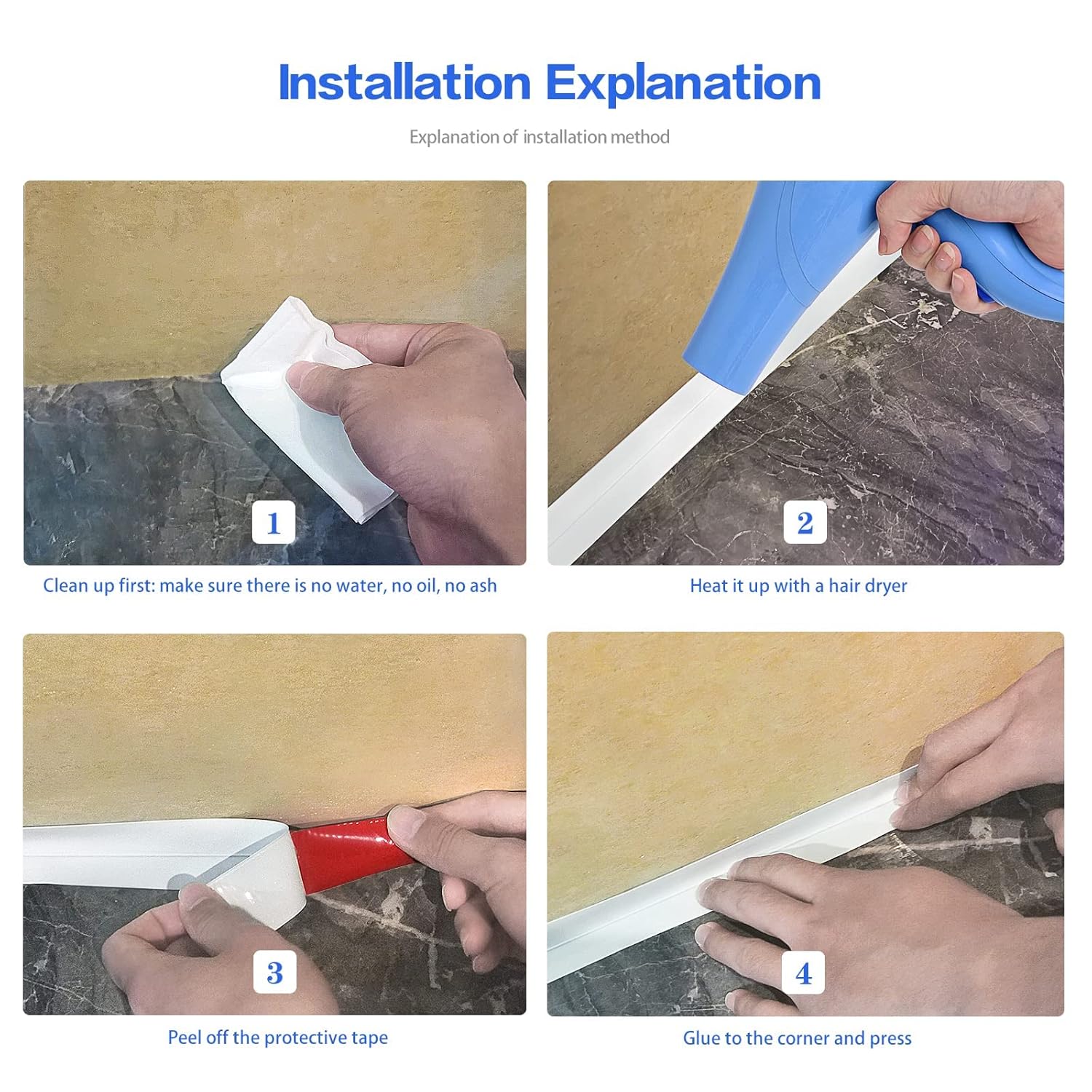 Buy Bath Sealant Strip, Simple Seal Tape, Sealant Tape, Bathroom