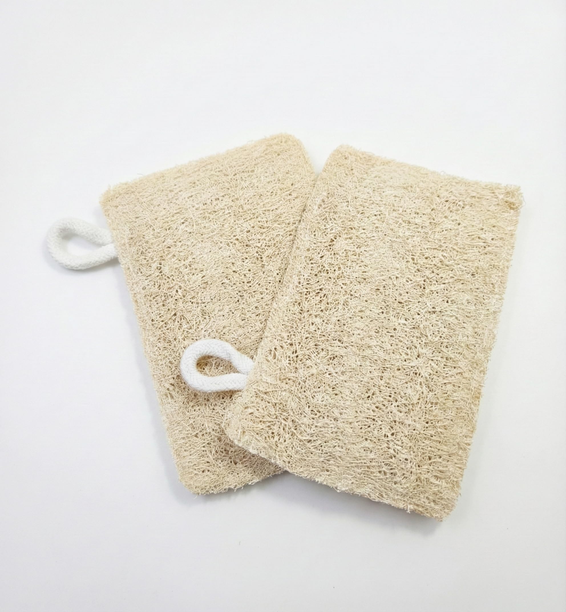 Natural Loofah Sponge (Pack of 2) | 100% Plant-Based Natural Luffa Body Scrub Pad for Gentle Exfoliation | Rectangular Loofah Pad | Biodegradable, Quick-Dry Bath Loofah for Men & Women-picture-17