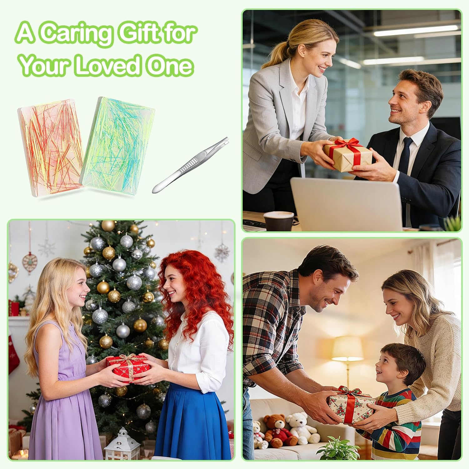 MoKo 2 Pcs Picky Pad, Skin Picking Fidget Toys, Portable Pimple Popping Pad for Trichotillomania, Dermatillomania, Sensory Hair Pulling Fidget Toy to Stress Relief & Anxiety for Adults & Kids