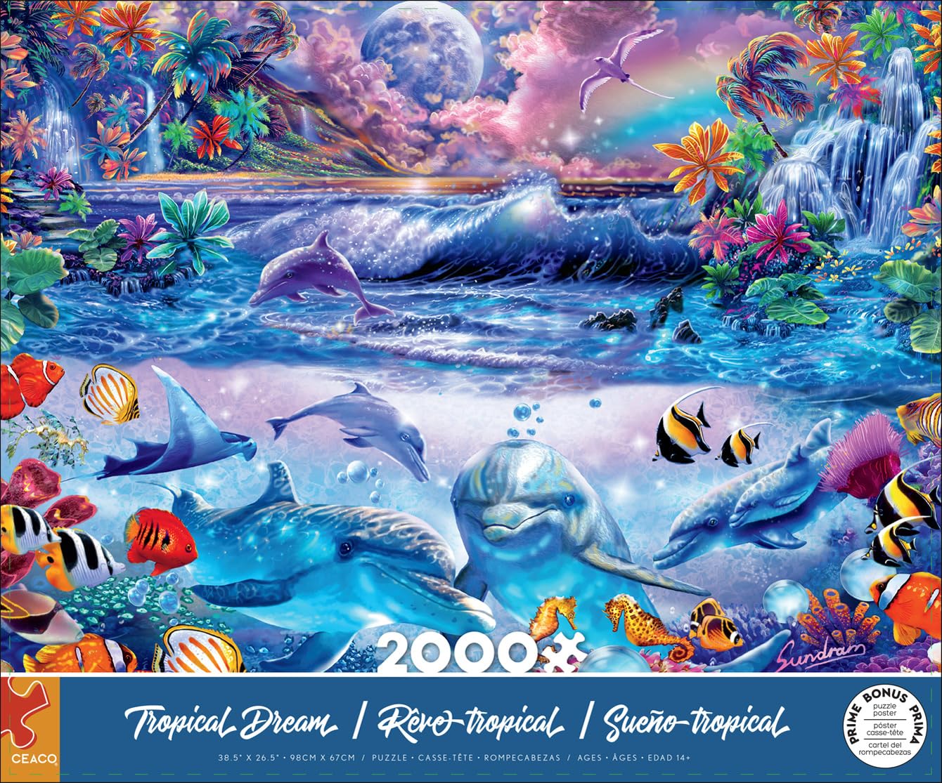 Amazon.com: Ceaco - Steve Sundram - Tropical Dream - 2000 Piece