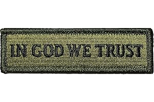 Tactical in GOD WE TRUST Morale Tab Patch... for Military, Tactical, Airsoft,...