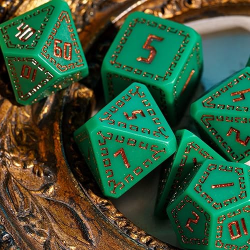 Miniatura 109 de Juego de dados de queso, juego de dados DND poliédricos de resina amarilla para juegos de rol D&D y otros juegos de mesa Dados