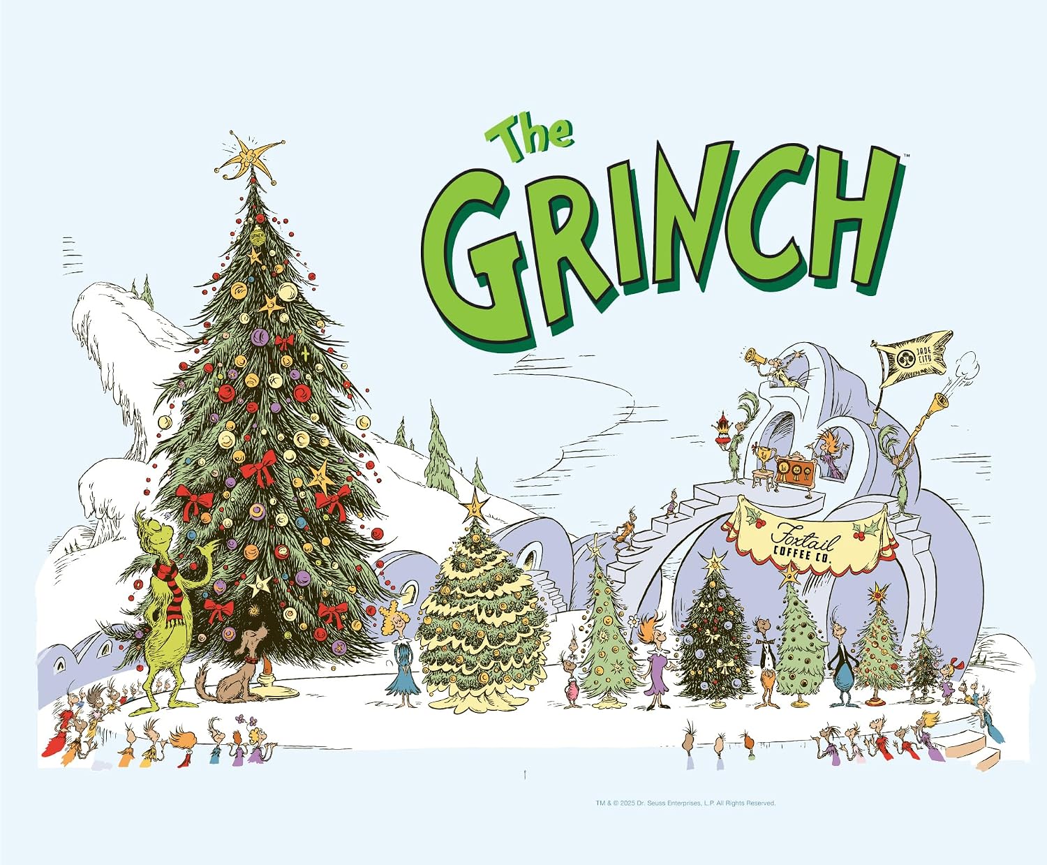 Officially Licensed Grinch City of Whoville: Have Another Cup Mug, Collectible Grinch Novelty Ceramic Teacup Coffee Mug, 15 Ounces