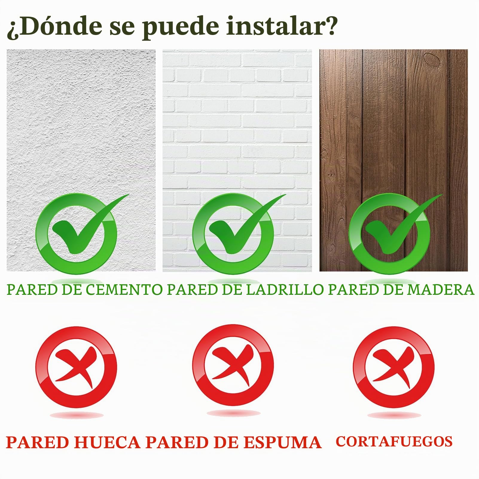 Ganchos plegables OHIYO de aleación de aluminio para trabajo pesado 6 piezas con tornillos de montaje