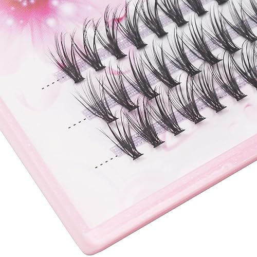 Miniatura 6 de Bodermincer Pestañas postizas de injerto 20D suaves 0.07 C Curl racimos de pestañas kit de extensiones de pestañas individuales, extensiones de